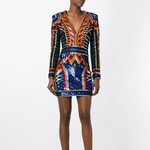 Balmain sequin dress